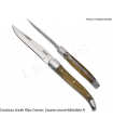 Couteau Steak Alps, manche bois