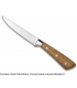 Couteau steak Montblanc manche bois 3 rivets | www.couvertdetable.fr