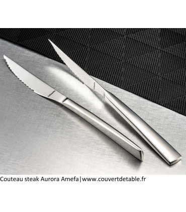 Couteau Steak Standing Aurora |www.couvertdetable.fr