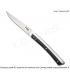 Couteau Steak K2, manche bi matière inox-nacrine | www.couvertdetable.fr