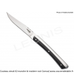Couteau Steak K2, manche bi matière inox-nacrine