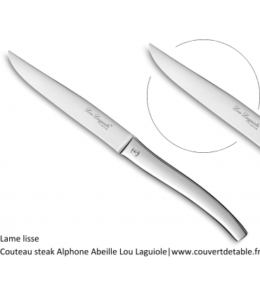 Couteau Steak Alphonse Abeille Lou Laguiole |www.couvertdetable.fr