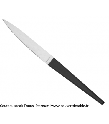 Trapez, couteau steak et pizza inox 18/0 Eternum  |  www.couvertdetable.fr
