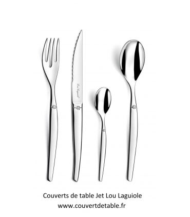 couvert jet lou laguiole 18/0 | www.couvertdetable.fr