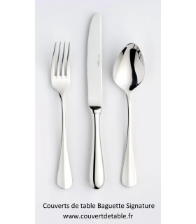BAGUETTE SIGATURE, MENAGERE 24-48 PIECES INOX ETERNUM