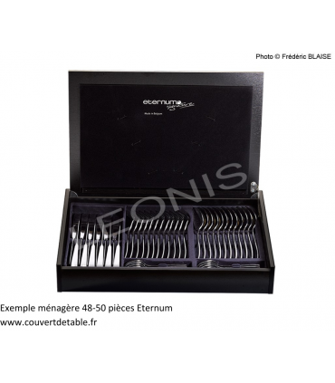 coffret menagere 48-50 pieces eternum 18/10 | www.couvertdetable.fr