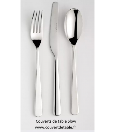 menagere slow , couvert slow eternum 18/10 | www.couvertdetable.fr