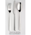 SLOW, MENAGERE 24-48 PIECES INOX ETERNUM