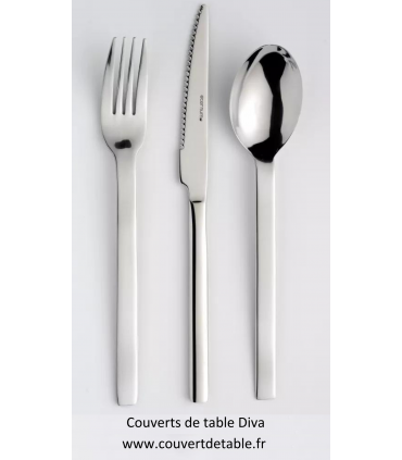 DIVA, MENAGERE 24-48 PIECES INOX ETERNUM