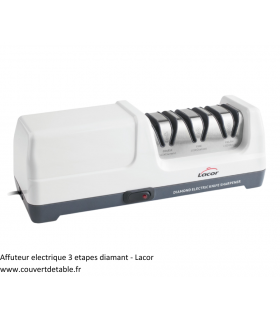 Aiguiseur, Affuteur Electrique 3 etapes Lacor |www.couvertdetable.fr