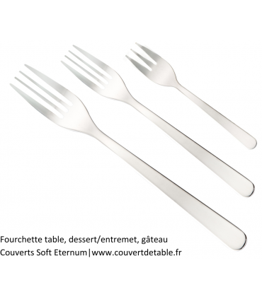 Soft, couverts inox 18/10 Eternum  |  www.couvertdetable.fr