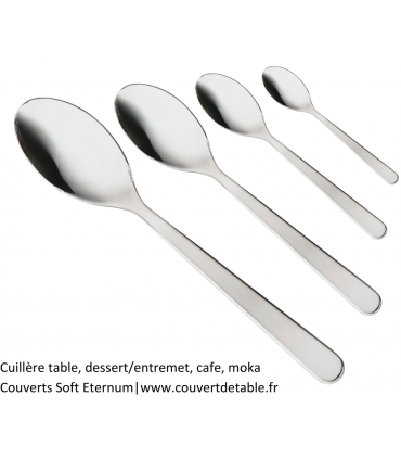 Soft, couverts inox 18/10 Eternum  |  www.couvertdetable.fr