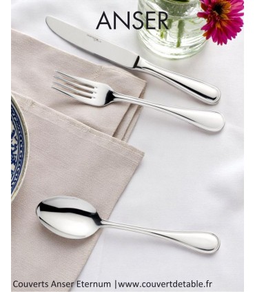 Anser, couverts inox 18/10 Eternum  |  www.couvertdetable.fr
