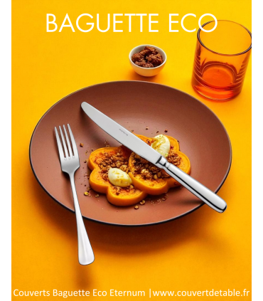 Baguette Eco, couvert inox 18/0 Eternum  |  www.couvertdetable.fr