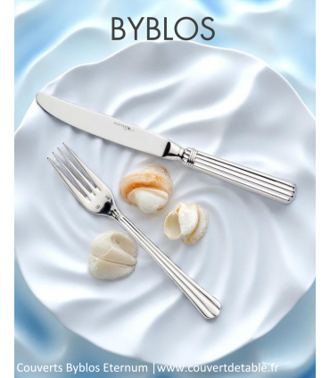 Byblos, couverts inox 18/10 Eternum  |  www.couvertdetable.fr