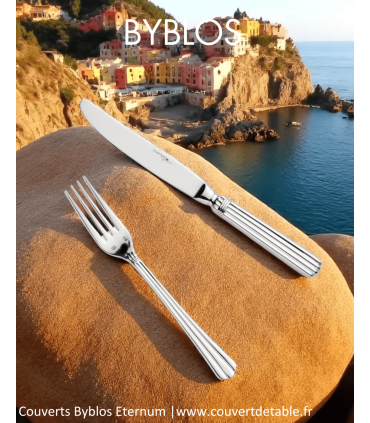 Byblos, couverts inox 18/10 Eternum  |  www.couvertdetable.fr