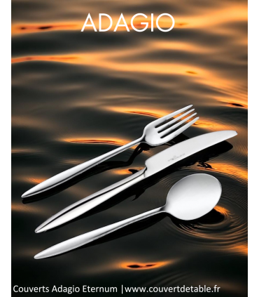 Byblos, couverts inox 18/10 Eternum  |  www.couvertdetable.fr