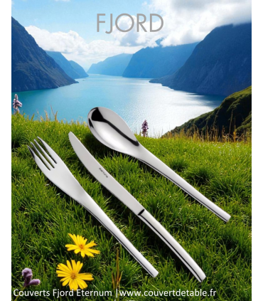 Fjord, couverts inox 18/0 Eternum  |  www.couvertdetable.fr