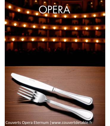 Opera, couverts inox 18/0 Eternum  |  www.couvertdetable.fr