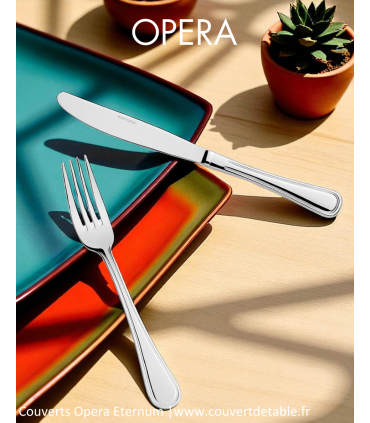 Opera, couverts inox 18/0 Eternum  |  www.couvertdetable.fr