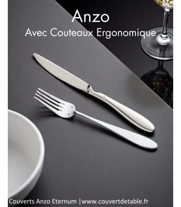 Anzo, couvert inox 18/10 Eternum  | www.couvertdetable.fr