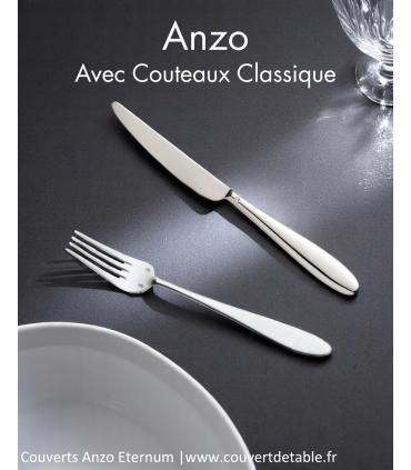 Anzo, couvert inox 18/10 Eternum  | www.couvertdetable.fr
