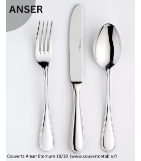 Anser, couverts inox 18/10 Eternum  |  www.couvertdetable.fr