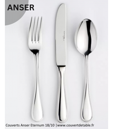 Anser, couverts inox 18/10 Eternum  |  www.couvertdetable.fr