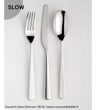 Slow, couverts inox 18/10 Eternum  |  www.couvertdetable.fr