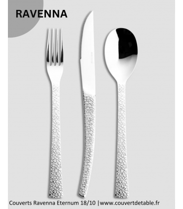 couvert ravenna inox 18/10  eternum | www.couvertdetable.fr