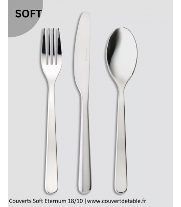 Soft, couverts inox 18/10 Eternum  |  www.couvertdetable.fr