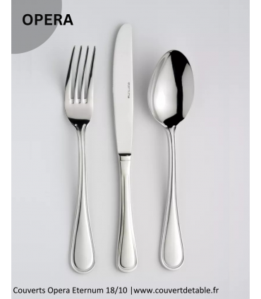 Opera, couverts inox 18/0 Eternum  |  www.couvertdetable.fr