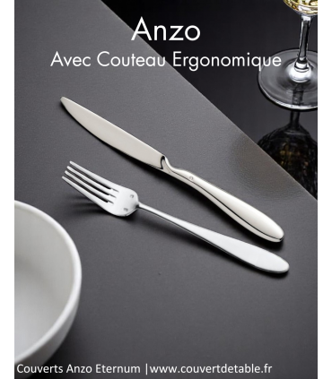 Anzo, couvert inox 18/10 Eternum  | www.couvertdetable.fr