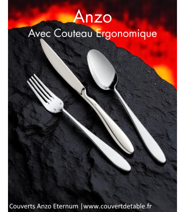 Anzo, couvert inox 18/10 Eternum  | www.couvertdetable.fr