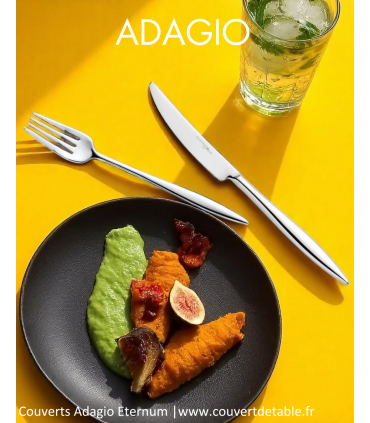 Ménagère Adagio 24-48 pièces Eternum inox, couvert Adagio eternum 18/10| www.couvertdetable.fr