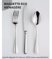 BAGUETTE ECO, MENAGERE 24-48 PIECES INOX ETERNUM
