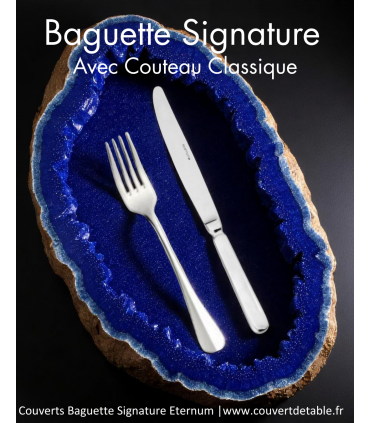 ménagère Baguette Signature 24-48 pièces Eternum inox 18/10 | www.couvertdetable.fr