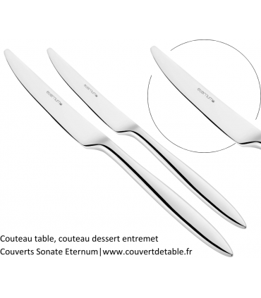 SONATE, MENAGERE 24-48 PIECES INOX ETERNUM