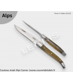 Couteau Steak Alps, manche bois