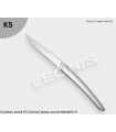Couteau Steak K5 Inox, manche finition miroir