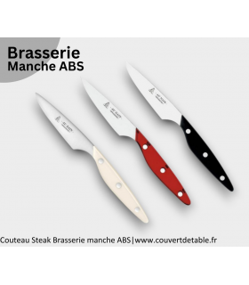 Couteau Steak Brasserie manche ABS| www.couvertdetable.fr