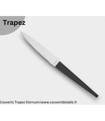 Trapez, couteau steak et pizza inox 18/0 Eternum  |  www.couvertdetable.fr