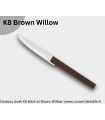 Couteau Steak K8 Black & Brown Willow