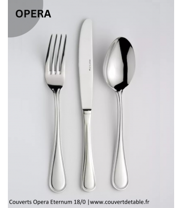 Opera, couverts inox 18/0 Eternum  |  www.couvertdetable.fr