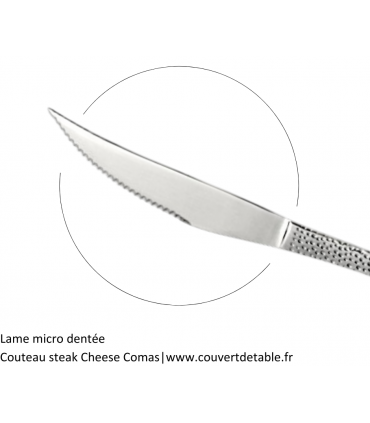 Couteau steak Cheese inox 13/0 Comas |  www.couvertdetable.fr