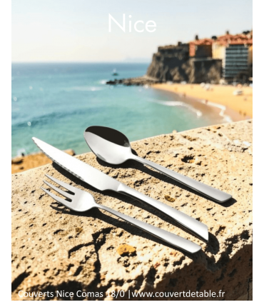couverts Nice inox 18/0 Comas|  www.couvertdetable.fr