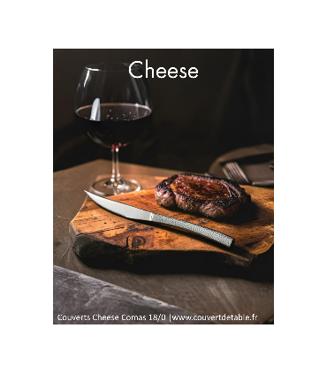 Couteau steak Cheese inox 13/0 Comas |  www.couvertdetable.fr