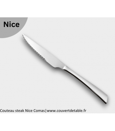Couteau steak Nice inox 13/0 Comas |  www.couvertdetable.fr