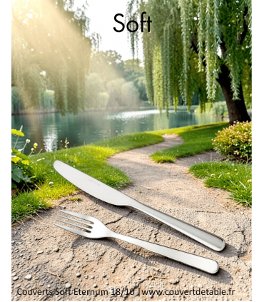 Soft, couverts inox 18/10 Eternum  |  www.couvertdetable.fr