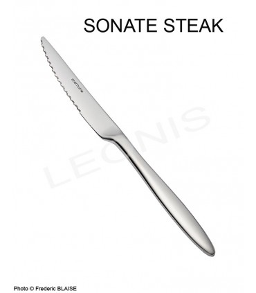 Sonate, couteau steak - couvert inox Eternum  |  www.couvertinox.fr